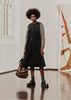 Organic Cord Sleeveless Tunic Dress | Brown Slate